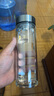 希诺双层玻璃杯男家用商务办公泡茶杯子过滤车载水杯XN-9607 410mL 实拍图