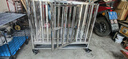 金百特 【不锈钢狗笼子】 金毛狗笼子中大型犬狗笼子宠物狗狗笼子狗屋高档狗别墅 【折叠款】78*52*72（激光满焊） 实拍图