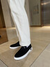 七匹狼休闲鞋男夏季布鞋男休闲板鞋轻便运动鞋子男一脚蹬懒人透气帆布鞋 黑色9431 42 实拍图
