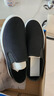 回力（Warrior）一脚蹬男鞋子男秋季百搭板鞋男士休闲鞋老北京懒人帆布鞋黑色40 实拍图