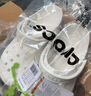 卡骆驰crocs洞洞鞋贝雅男鞋女鞋轻便耐磨一脚蹬拖鞋休闲鞋|10126 黑色-001 41 /42(260mm) 实拍图