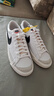 耐克NIKE板鞋男缓震经典BLAZER LOW '77休闲鞋DA6364-101白44 实拍图