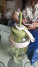 【京东物流】水杯冰霸吸管杯高颜值学生茶水分离大容量杯子 肚肚杯1个-浅绿色 实拍图