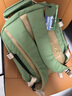 爱华仕城市旅行双肩包户外背包女多功能大容量14英寸电脑包男 迷雾绿 实拍图