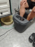 美的（Midea）泡脚桶杀菌足浴盆全自动按摩洗脚盆理疗熏蒸暖泡喷淋520礼物男女友生日礼物送长辈ZL310深空灰 实拍图
