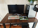 超·奈（CHAONAI）【顺丰到家】电脑桌家用台式简约办公卧室小户型学习桌简易书桌子 【单桌25MM厚桌面】黑架+古橡木 长100CM宽60CM高75CM 实拍图