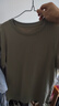 京东京造【5A抗菌】短袖男士t恤夏衣服男装白小T打底男女同款 浅灰色 M 实拍图
