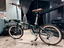 大行（DAHON） 大行折叠车D7复古折叠自行车20英寸7速城市男女休闲自行车HAC072 邮政绿 实拍图