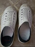 Skechers斯凯奇儿童洞洞鞋夏季凉鞋男女童涉水溯溪鞋防滑沙滩拖鞋91995L 男/白色/海军蓝/红色/WNVR 33.5 实拍图