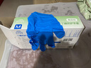 英科医疗（INTCO）一次性手套丁腈中码100只食品级防护丁腈耐用丁晴蓝色橡胶手套 实拍图