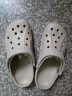卡骆驰crocs洞洞鞋贝雅男鞋女鞋轻便耐磨一脚蹬拖鞋休闲鞋|10126 卵石色-2V3 39 (240mm) 实拍图