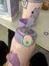 哈尔斯儿童保温杯316L不锈钢学生吸管水杯子双饮上学专用带背带 熊550ml 实拍图