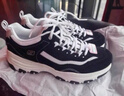 斯凯奇（Skechers）女鞋夏季厚底老爹鞋百搭透气熊猫鞋软底舒适外穿休闲运动鞋11959 实拍图