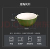 珐宝（staub）陶瓷碗大号沙拉碗家用甜品碗泡面汤碗面碗烘焙双耳饭碗 18cm 莳萝绿 实拍图