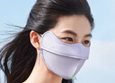 蕉下（beneunder）防晒口罩女全脸防晒面罩防紫外线口罩脸基尼蓝烟灰AL33224 实拍图