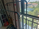 双杆衣架落地立式晾衣架单杆式阳台晒衣服架子家用卧室宿舍挂衣架 U型双杆晾衣架130cm 实拍图