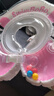 鲸保婴儿游泳圈0-12个月脖圈 新生儿游泳圈宝宝洗澡颈圈K5012粉色大码 实拍图