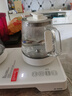 吉谷（K·KOU）全自动底部上水烧水壶电热水壶烧水煮茶一体机茶桌茶台烧水壶高硼硅玻璃双壶煮茶嵌入式1L TC012A 实拍图