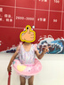 佑游儿童泳衣女孩泡温泉泳衣小童婴幼儿连体游泳四件套31605美人鱼XL 实拍图