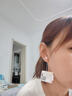 周六福S925银珍珠耳钉耳饰生日礼物女馒头珠 8.5-9.5mm  实拍图