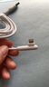 罗马仕罗马仕苹果数据线弯头快充线手机充电器线适用iPhone14/13/12/XR/8/7/6s Plus/iPad电源线1.5米 白 实拍图