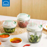 乐扣乐扣（LOCK&LOCK）多功能手动料理器 厨房拉蒜器绞肉机蔬菜切碎器 婴儿辅食搅碎机 CKS315-400ml 实拍图
