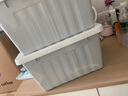 【SPACEXPERT同厂】带轮收纳箱特大号储物箱书箱玩具整理用品 【灰色16L】38*28*22cm 实拍图