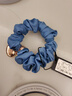 She's茜子发饰心形发圈大肠圈头花头绳马尾皮筋绑头发绳头饰新年礼物女 浅蓝色C7 实拍图