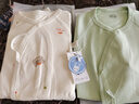 2件婴儿连体衣纯棉新生儿宝宝哈衣外出爬服春秋无骨打底内衣睡衣 两件装-(树熊兔+绿绣标) 66cm 实拍图
