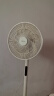美的（Midea）【劲风酷爽】七叶轻音柔风电风扇家用遥控落地扇台式桌面小型风扇大风力节能立式摇头电扇 SAH30BK 实拍图