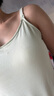十月结晶哺乳文胸夏季薄款产后喂奶7A级抗菌孕产妇透气吊带背心 香草米L 实拍图