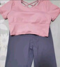 维多利亚旅行者（VICTORIATOURIST）瑜伽服女夏季跑步运动套装普拉提健身服美背含胸垫两件套 实拍图