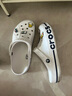 卡洛驰Crocs 贝雅夏季新款洞洞鞋男鞋凉鞋女鞋情侣防滑沙滩鞋休闲拖鞋 贝雅-白色 42 实拍图