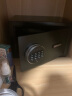 欧奈斯保险柜家用小型25cm办公密码WIFI保险箱防盗指纹入墙报警手机智能新款商用保管箱床头全钢保管柜 20cm尊贵黑单独密码（单独钥匙） 实拍图