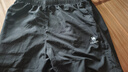 骆驼运动短裤男外穿复古薄款透气跑步训练健身速干运动裤 C13BAXM015B，幻影黑，男 XL 实拍图