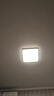 欧普（OPPLE）全光谱护眼吸顶灯卧室灯智能照明灯具简约大气包安装铭宇4黑方形 实拍图
