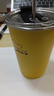 【小米ultra平替】304不锈钢直饮杯户外露营水杯咖啡啤酒杯 小米黄 500ml 丝印款+盖子+吸管 实拍图
