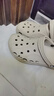卡骆驰crocs洞洞鞋贝雅男鞋女鞋轻便耐磨一脚蹬拖鞋休闲鞋|10126 卵石色-2V3 39 (240mm) 实拍图