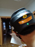 Andes HELMET3c认证电动摩托车头盔男四季女士夏季头盔安全帽四季通用夏天半盔 哑黑黑茶短【升级3C款】 均码 实拍图