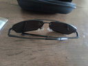雷米（Leimi） 偏光太阳镜男款墨镜男士潮流反光开车司机驾驶专用方形蛤蟆眼镜 黑框 黑色偏光片 实拍图