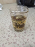 乐美雅 钢化玻璃杯泡茶杯牛奶杯微波炉水杯家用带把耐热茶杯早餐麦片杯 清晨字母单杯320ml+玻璃盖 实拍图