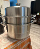 九阳（Joyoung）304不锈钢蒸锅加高拱盖大容量三层可蒸馒头包子鱼炉灶通用30cm 实拍图