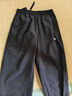 李宁（LI-NING）冰丝运动裤子男夏天速干裤夏季束口长裤薄弹性梭织透气休闲裤男 标准黑（冰丝款-口袋拉链） S 实拍图