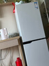 美菱（MeiLing）离子净177/181两门二门双开门家用冷藏冷冻小型冰箱双门节能经济迷你宿舍租房用大容量保鲜电冰箱 BCD-181LCX白色 实拍图