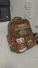 林蒙卡皮巴拉小学生书包女孩3一6年级可爱减负护脊轻便大容量儿童背包 棕色B款（大号）-送40件套大礼包 实拍图