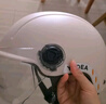 雅迪电动车新国标3C头盔 电瓶车头盔摩托车自行车头盔四季男女通用 3C新国标头盔 粉色（赠送透明短镜片） 实拍图