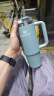 STANLEY巨无霸吸管杯水杯保温杯大容量办公车载不锈钢杯子887ML-海蓝 实拍图