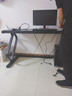 西多会 【顺丰 德邦闪电发货】电脑桌 台式家用 钢化玻璃台式游戏桌子 【全黑】无键盘托 长120CM*宽60CM*高75CM 实拍图