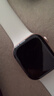 Apple/苹果 Watch Series 10 智能手表GPS款42毫米玫瑰金色铝金属表壳淡桃粉色运动型表带S/M MX1R3CH/B 实拍图