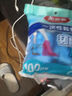 美丽雅 鞋套200只 一次性防水加厚耐磨成人鞋套 防尘防沙塑料脚套 实拍图